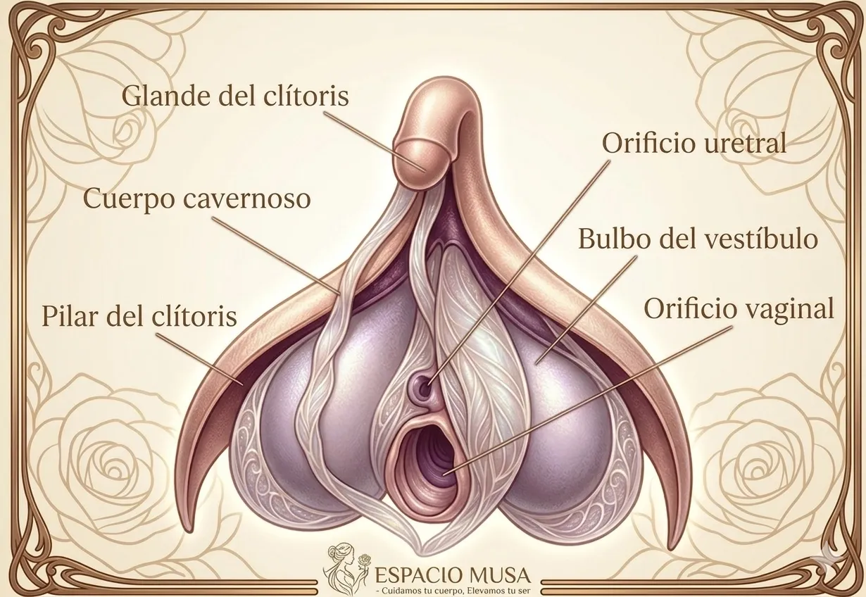 Imagen anatómica Clítoris