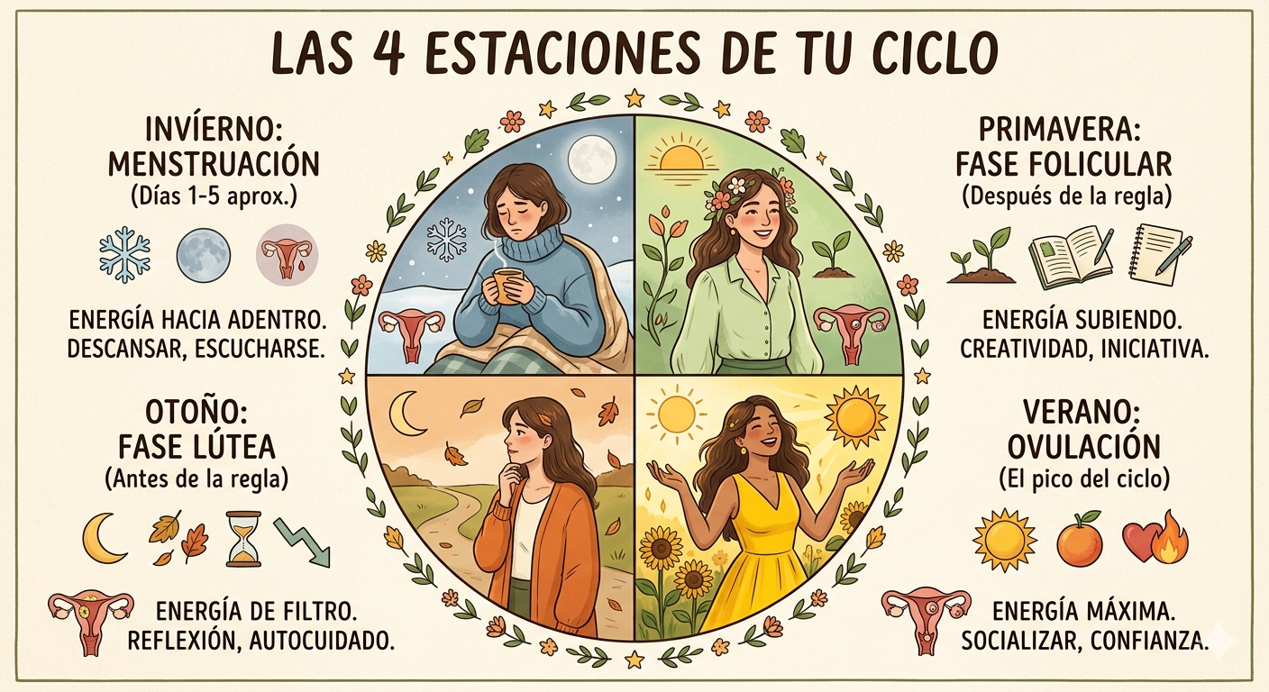 las cuatro estaciones de tu ciclo